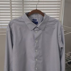 Egara long sleeve dress shirt XXL non iron